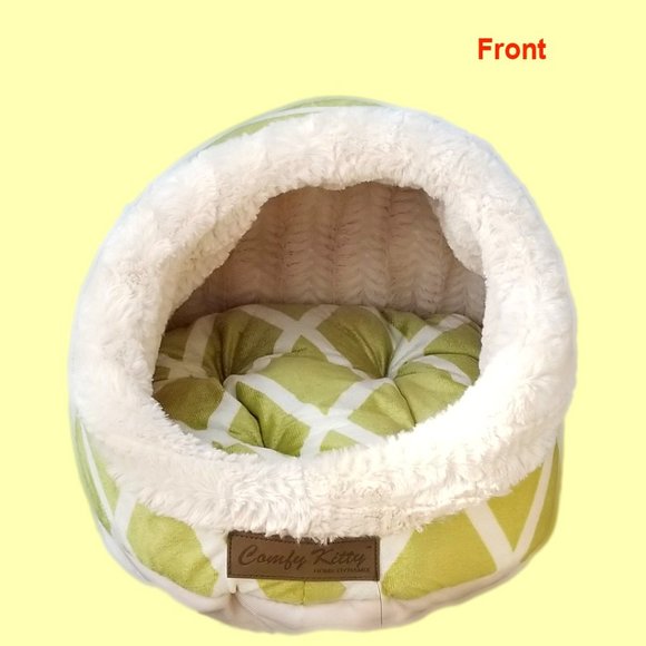 Home Dynamix Cat Hooded Pet Bed Comfy Kitty Collection By Home
